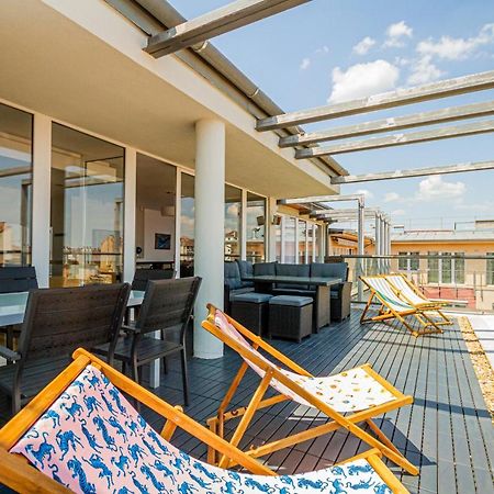 Luxury Apartment With Balcony In Downtown Budapešť Exteriér fotografie